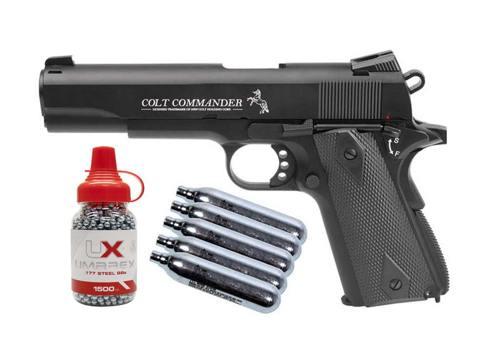 Colt Commander BB CO2 Blowback Pistol Kit