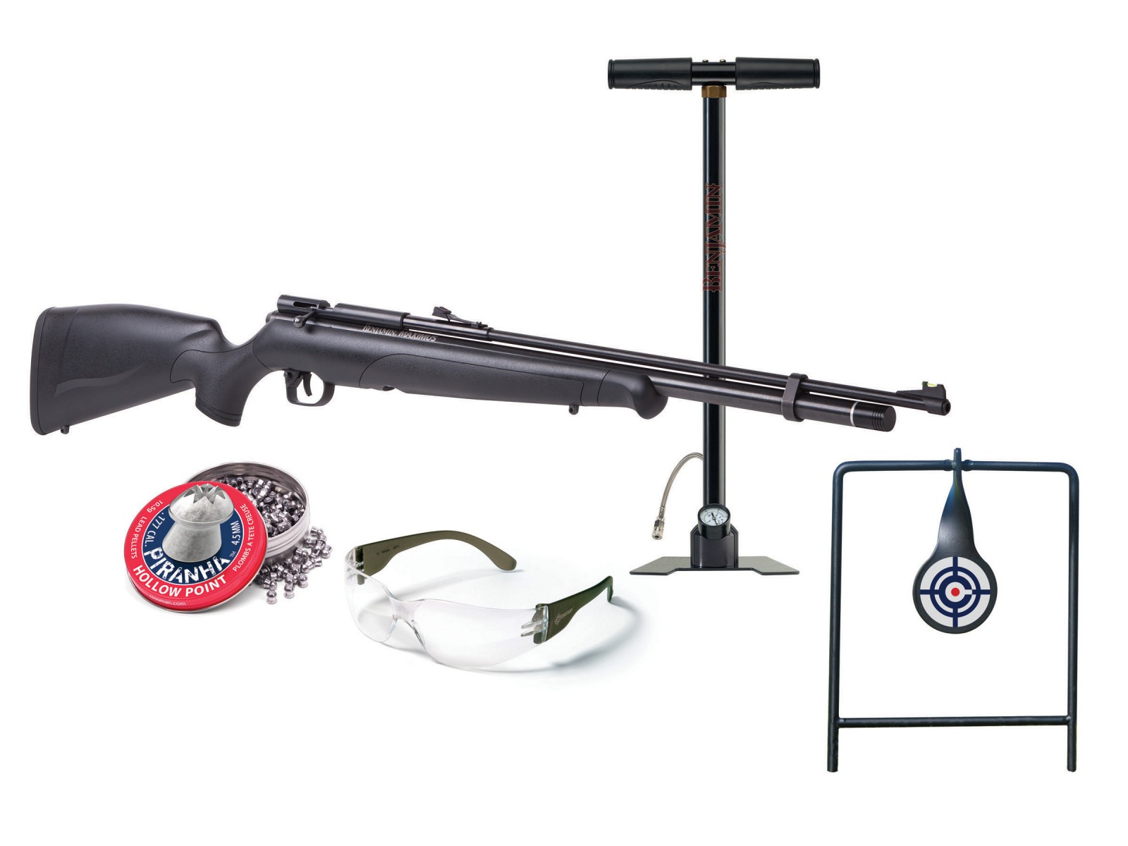 Benjamin Maximus Entry Level Air Rifle Kit, Black