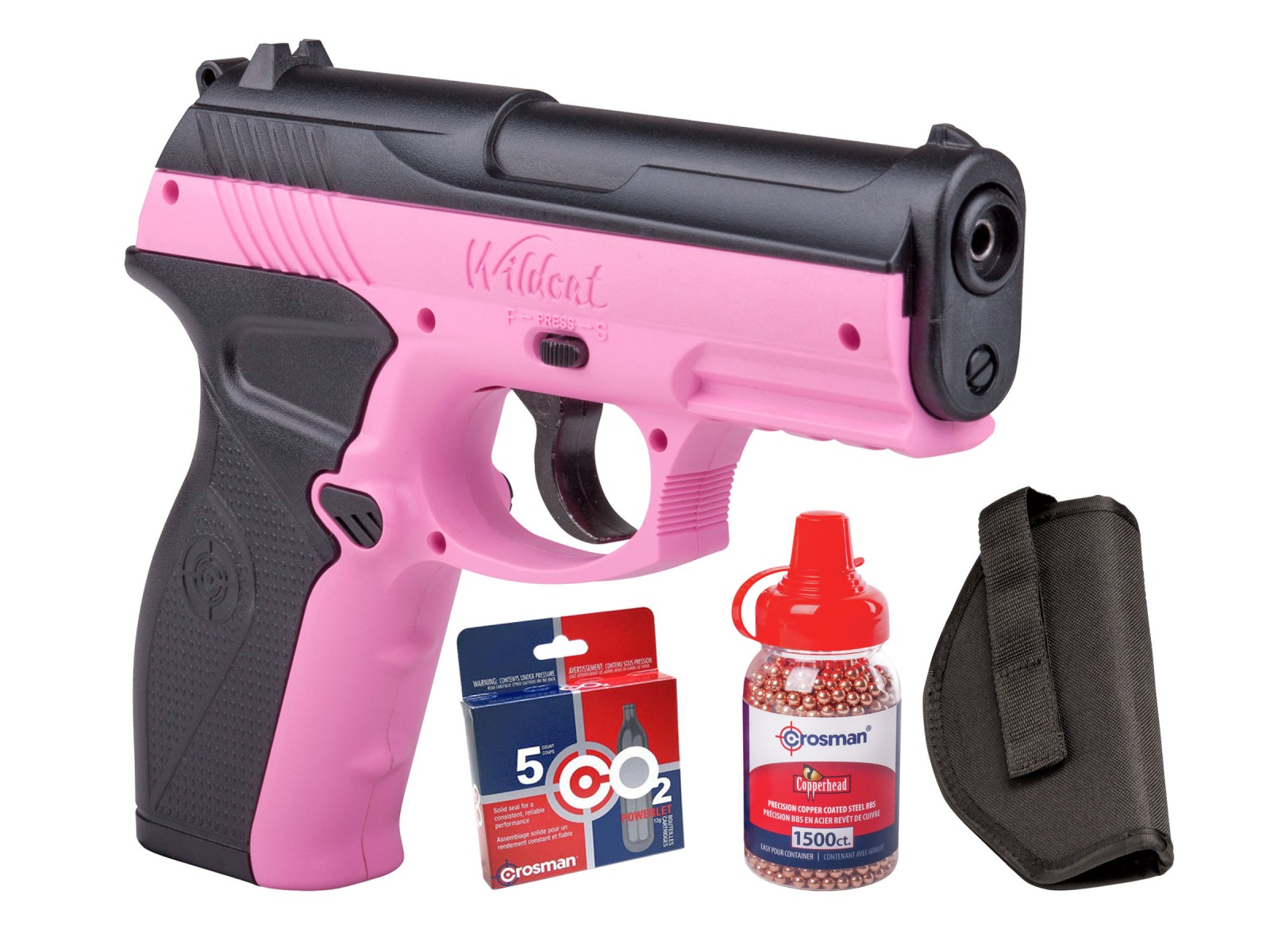 Crosman Wildcat CO2 Pistol BB Kit