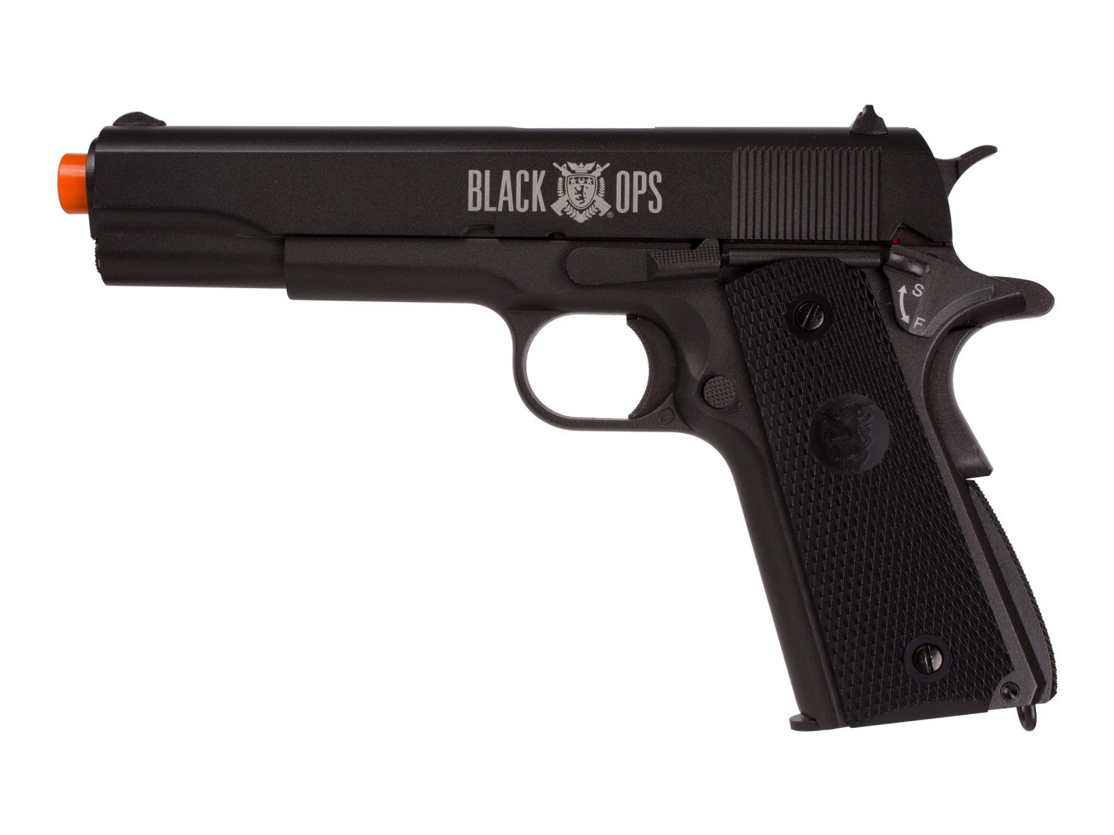 Black Ops 1911 CO2 Airsoft Pistol, Full Metal