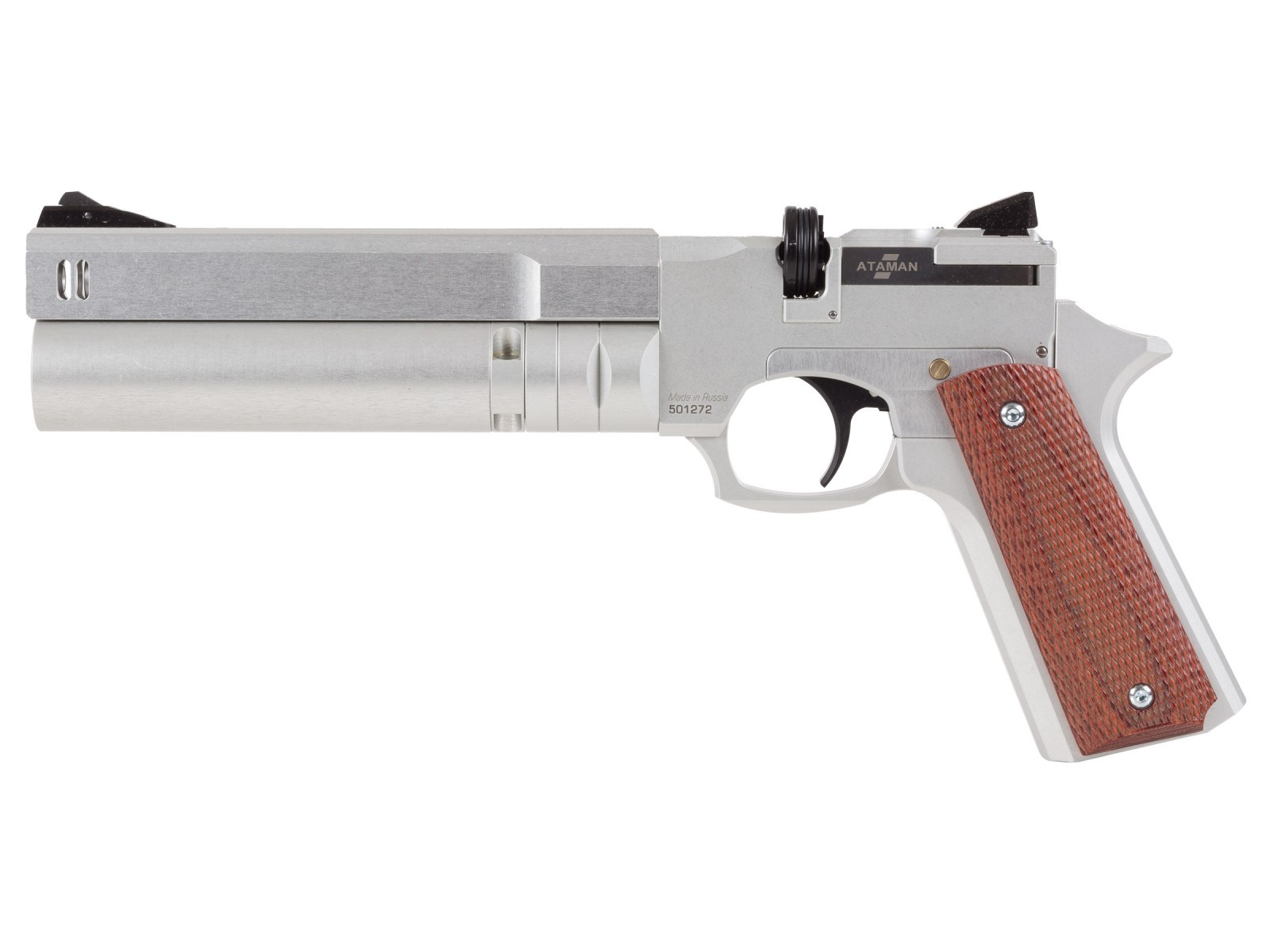 Ataman AP16 Regulated Compact Air Pistol, Silver