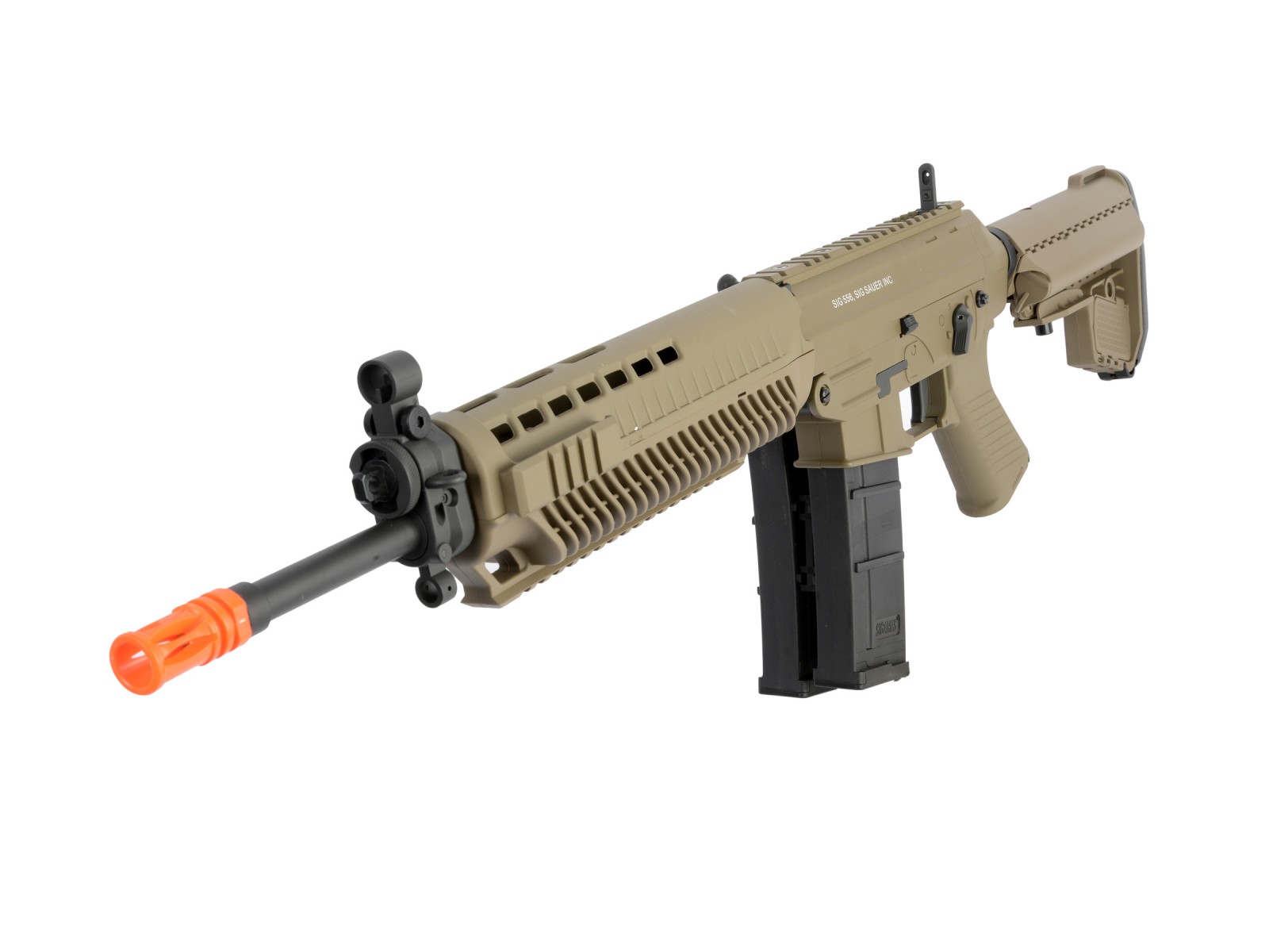 Sig Sauer 556 Full Metal AEG Airsoft Rifle, Tan