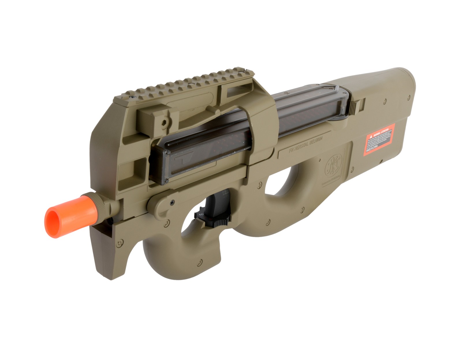 FN Herstal P90 AEG Electric Airsoft Rifle, Tan