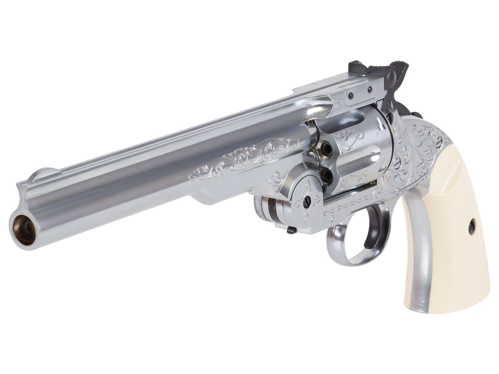 Texas Jack Schofield No. 3 Nickel BB Revolver