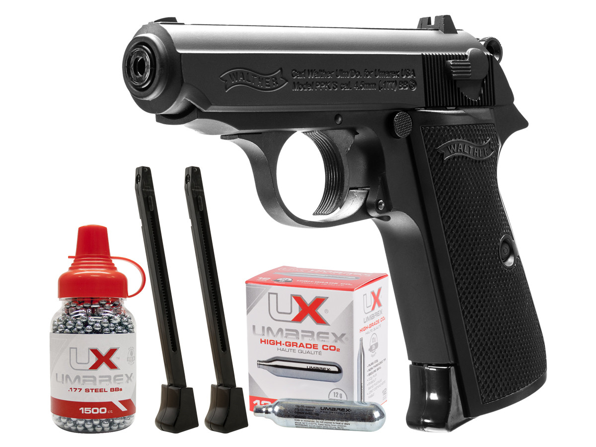 Walther Legends PPK/S Black BB Pistol Kit
