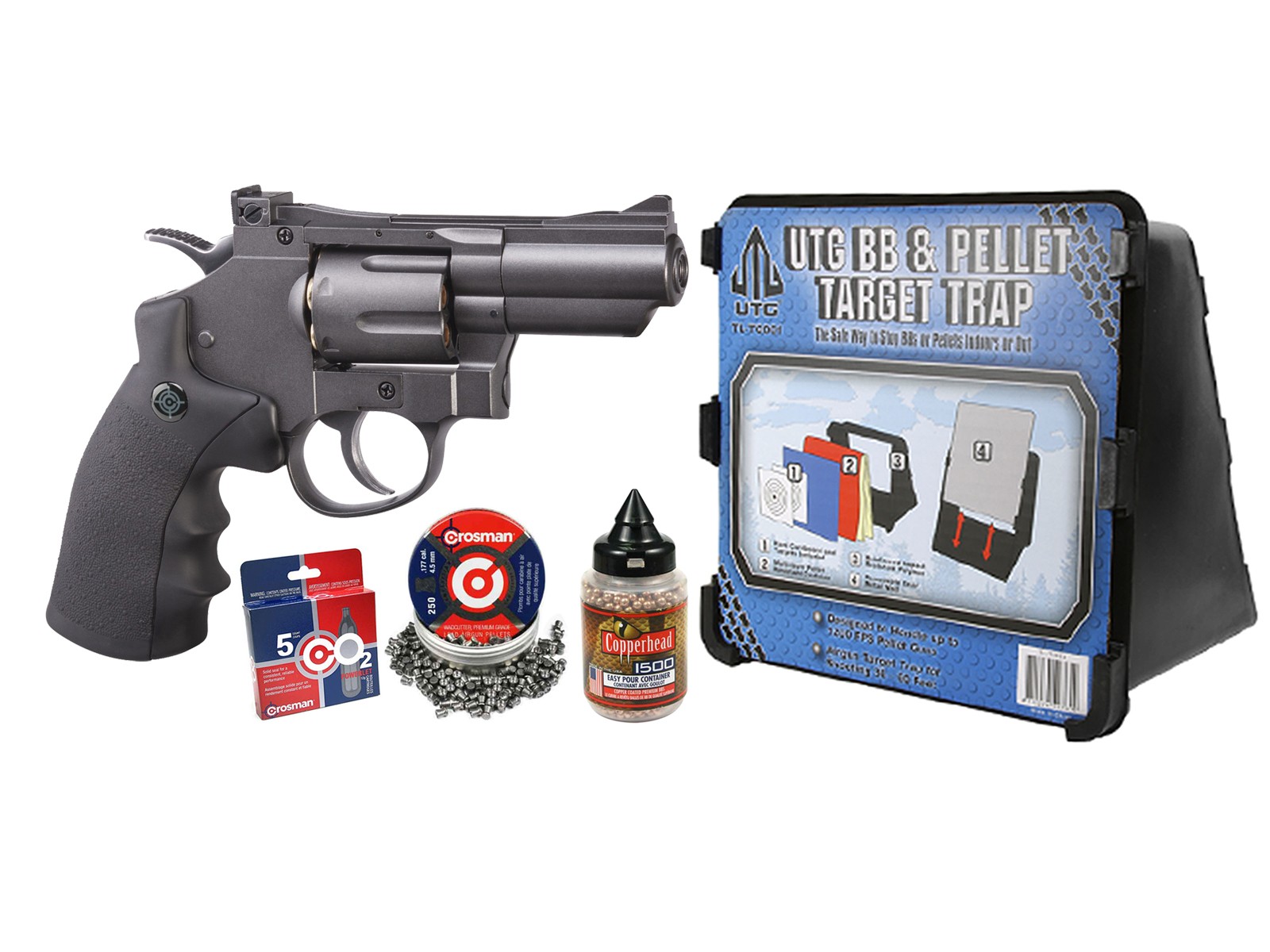 Crosman SNR357 CO2 Dual Ammo Full Metal Revolver Kit