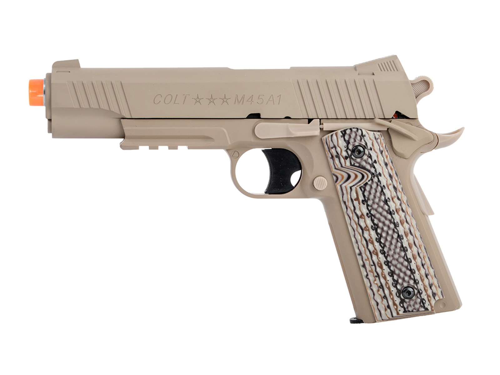 Colt M45A1 CO2 Airsoft Pistol, Desert Tan