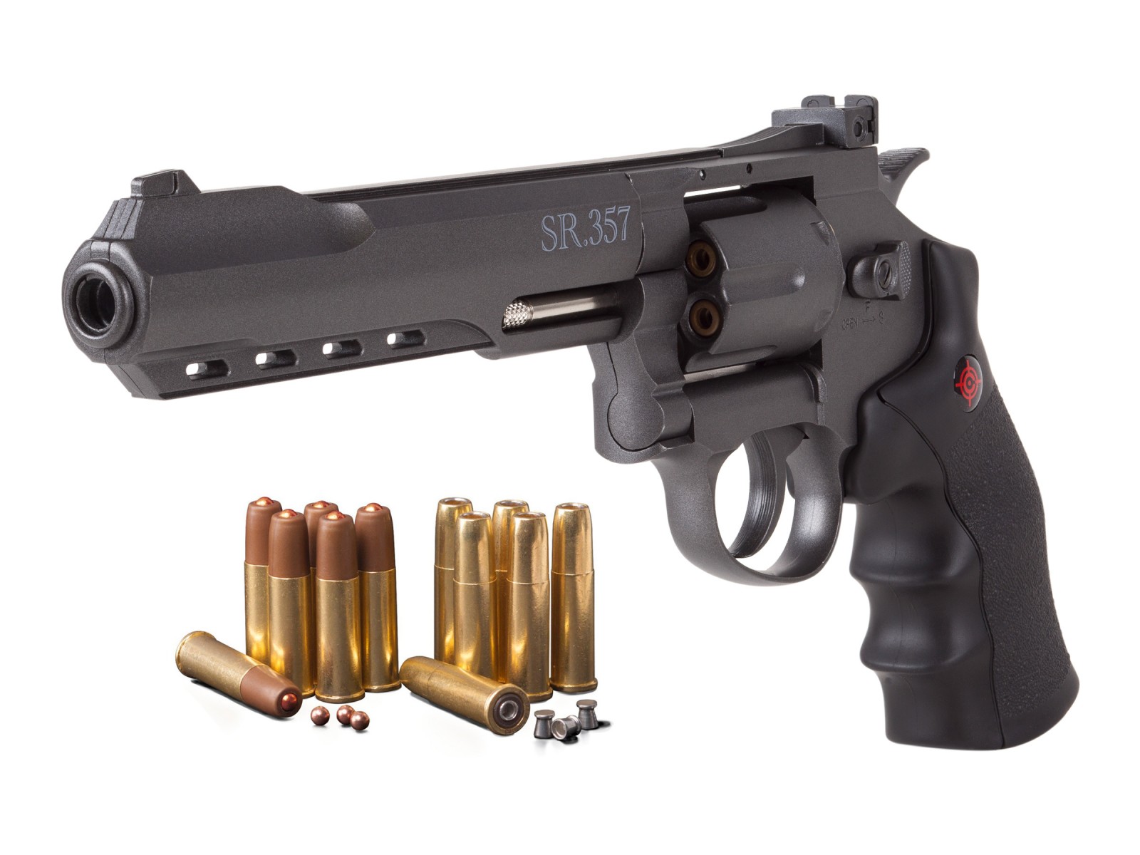 Пневматический револьвер. Crosman Airguns 357. Кросман sr357 co2. 