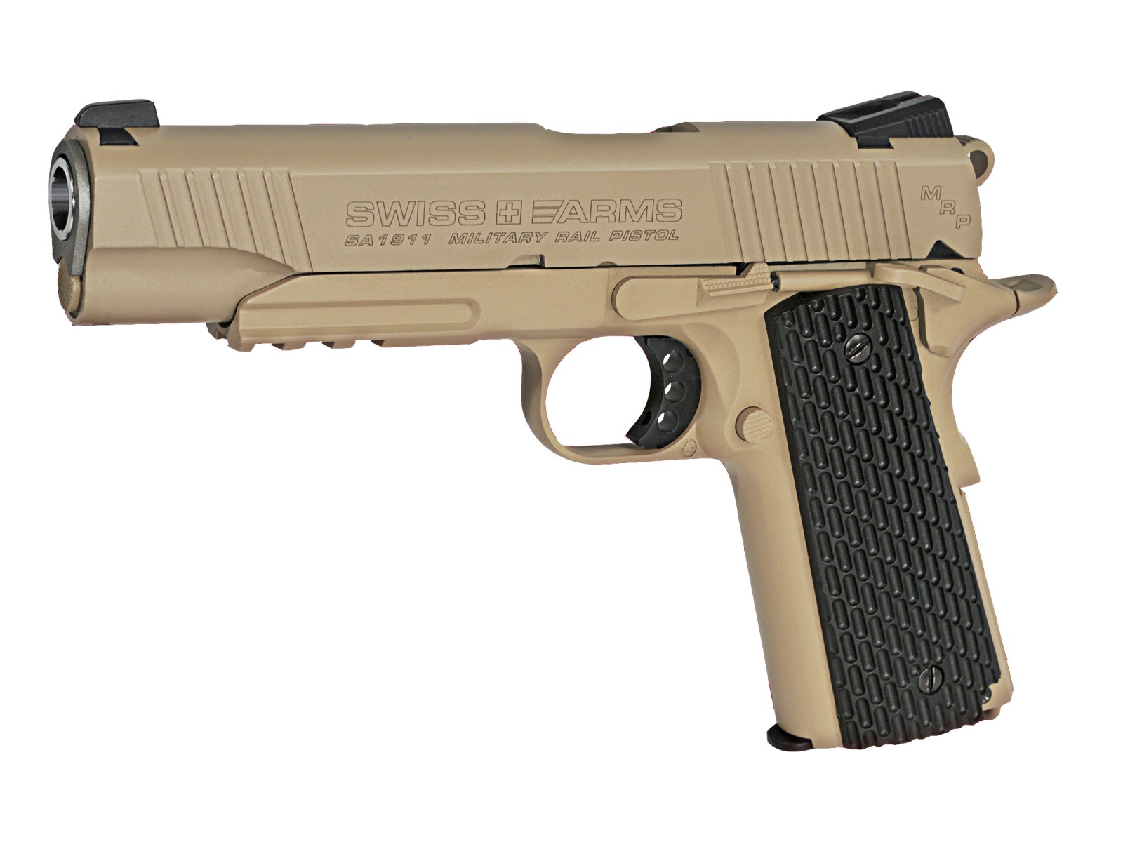 Swiss Arms SA 1911 MRP, CO2 BB Pistol & Grips