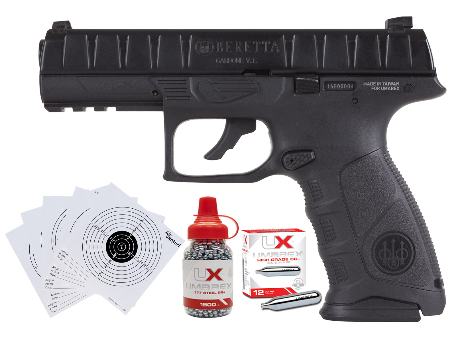 Beretta APX Blowback Air Pistol Combo