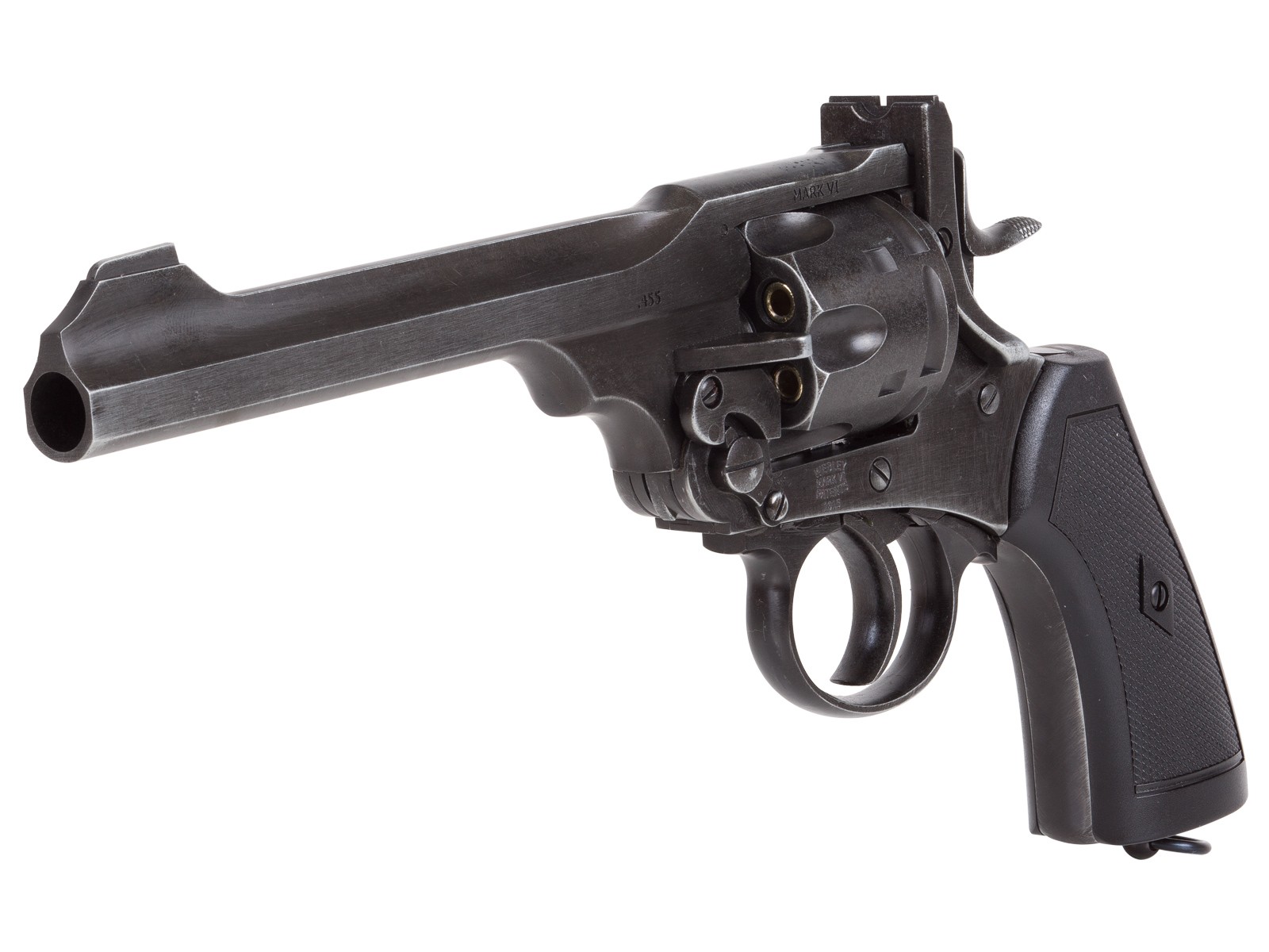 Webley MKVI CO2 Pellet Revolver, Battlefield Finish