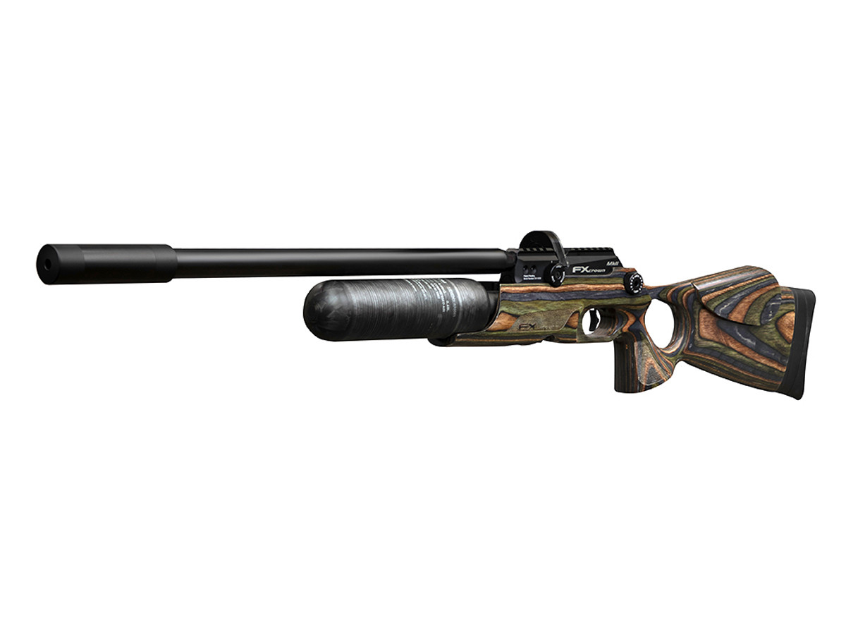 FX Crown PCP Air Rifle, Forest Green Laminate Stock 0.22