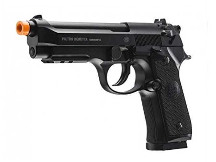 Beretta M92 A1 Semi / Full-Auto CO2 Airsoft Pistol, Black