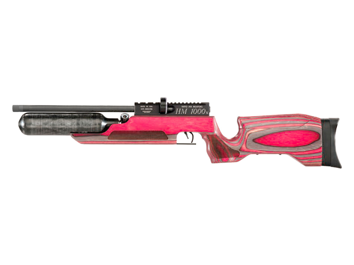 RAW HM1000x Mini LRT Air Rifle, Red Laminate