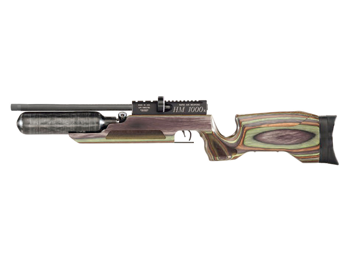RAW HM1000x Mini LRT Air Rifle, Camo Laminate