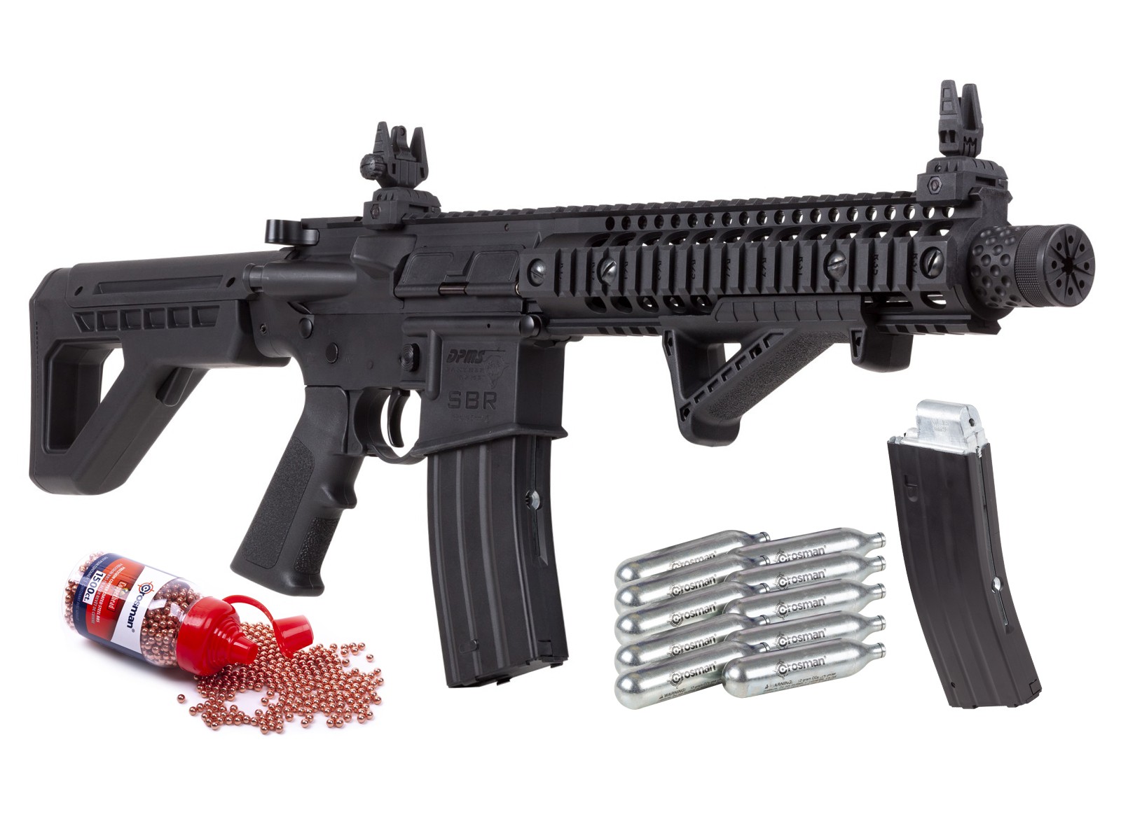 Crosman DPMS SBR Full-Auto BB Air Rifle | Pyramyd Air