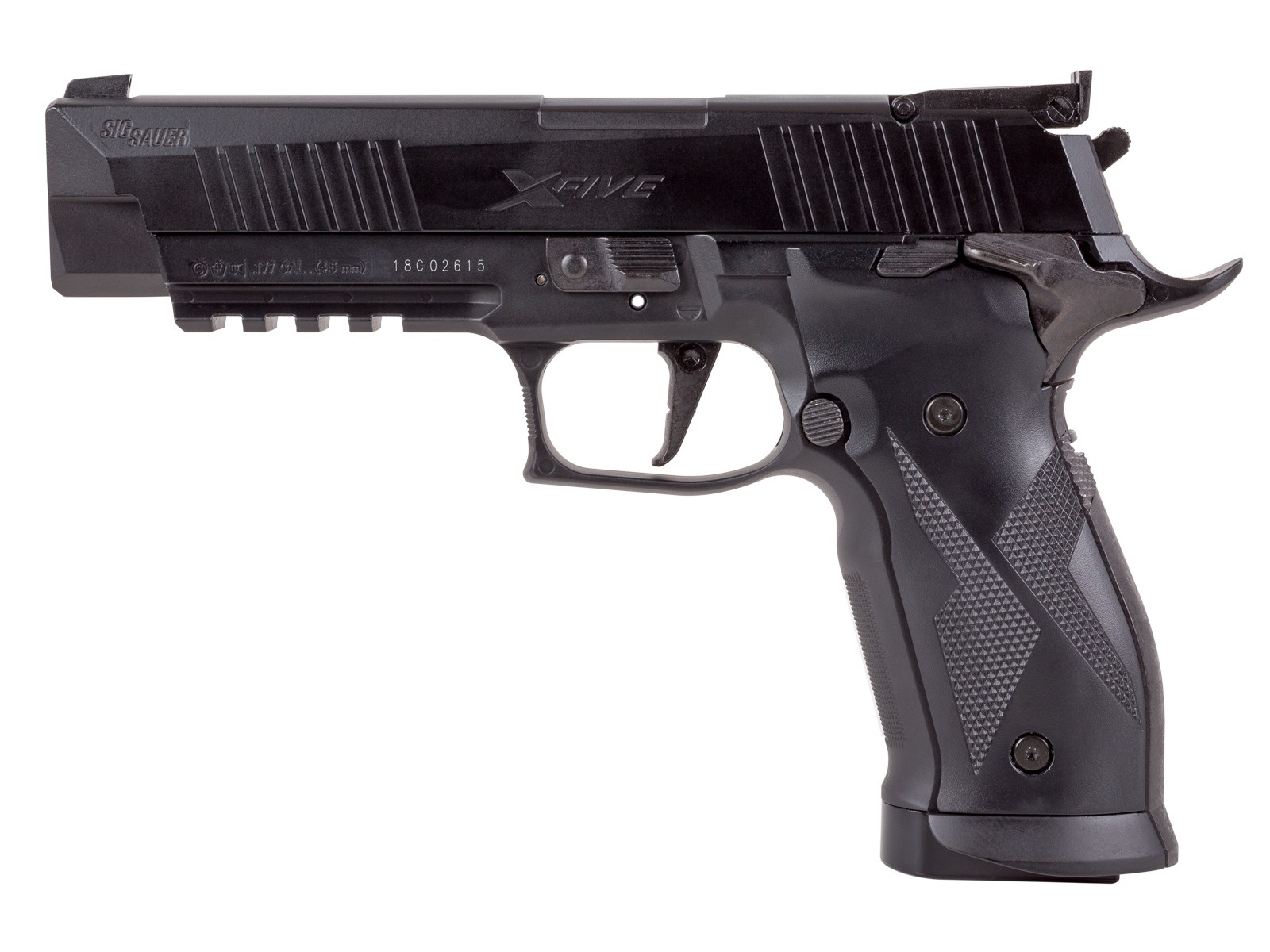 SIG Sauer X-Five ASP CO2 Pellet Pistol, Black