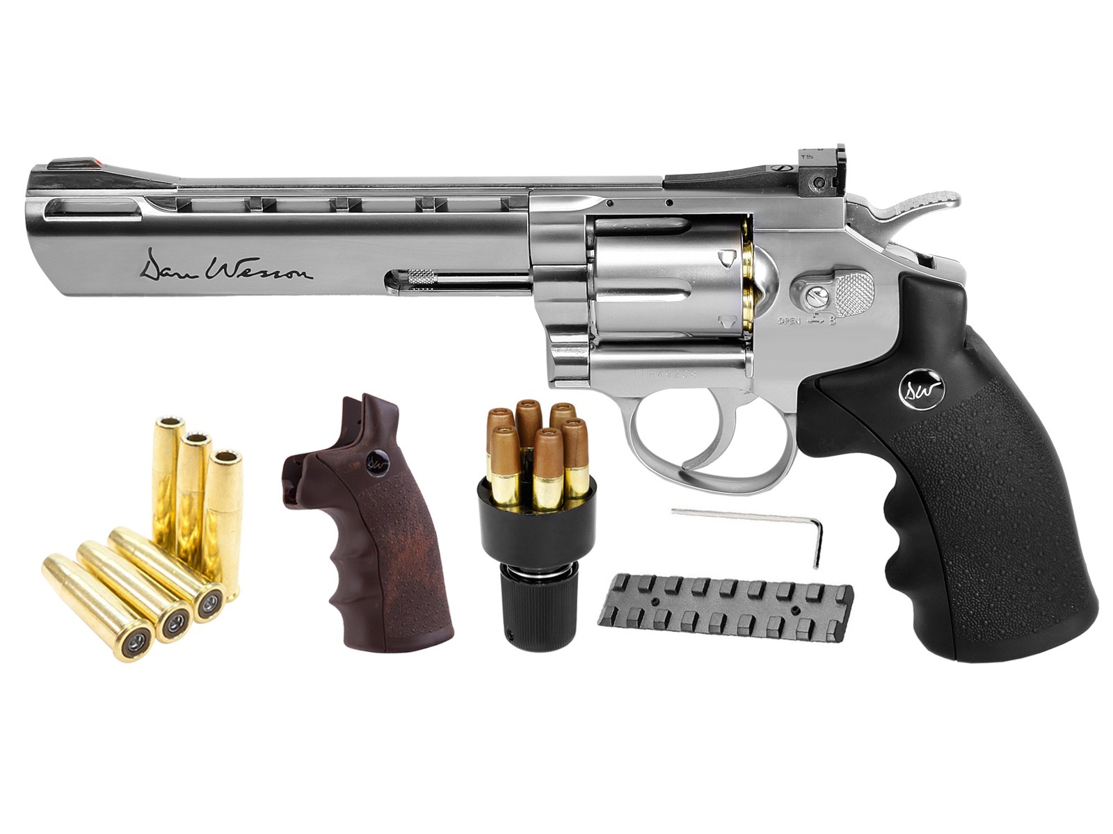 Airsoft revolver Dan Wesson 8” CO2, 6 mm BB 