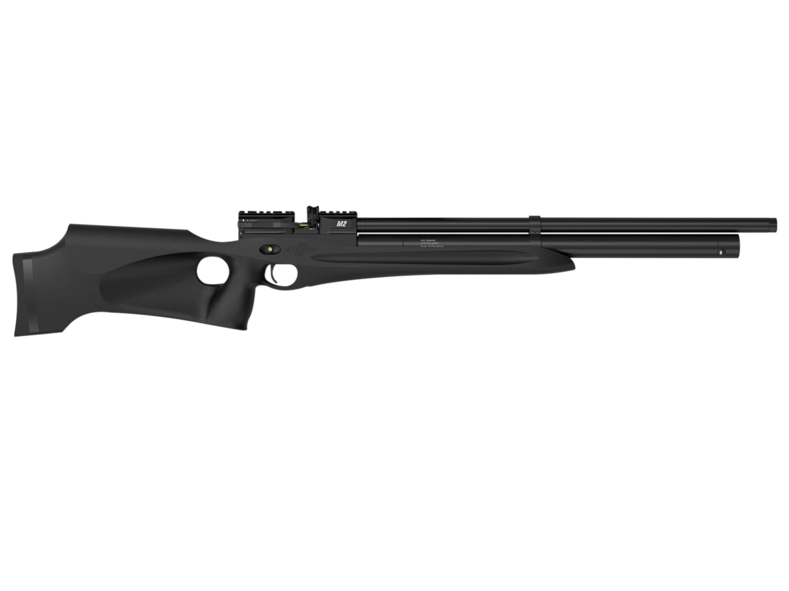 Ataman M2 Carbine Ergonomic PCP Air Rifle, Black Soft-Touch