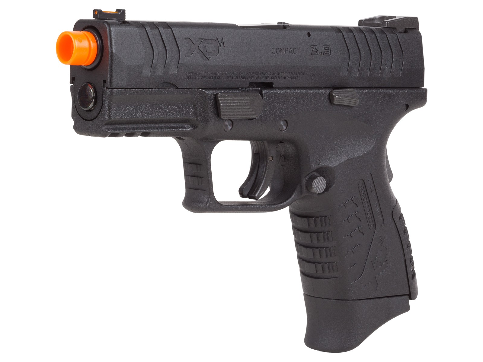 Springfield Armory XDM 3.8 GBB Airsoft Pistol, Black 6mm