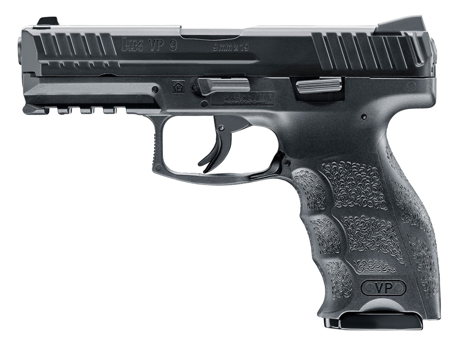 Heckler & Koch VP9 CO2 BB Air Pistol, Black 0.177