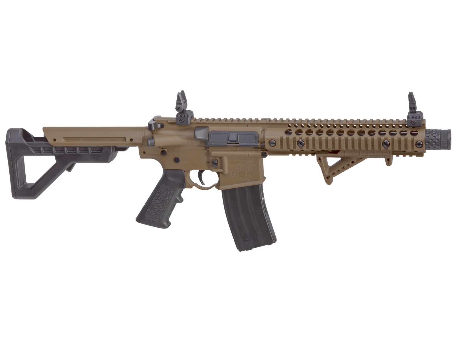 Crosman DPMS SBR Full-Auto BB Air Rifle Flat Dark Earth 0.177