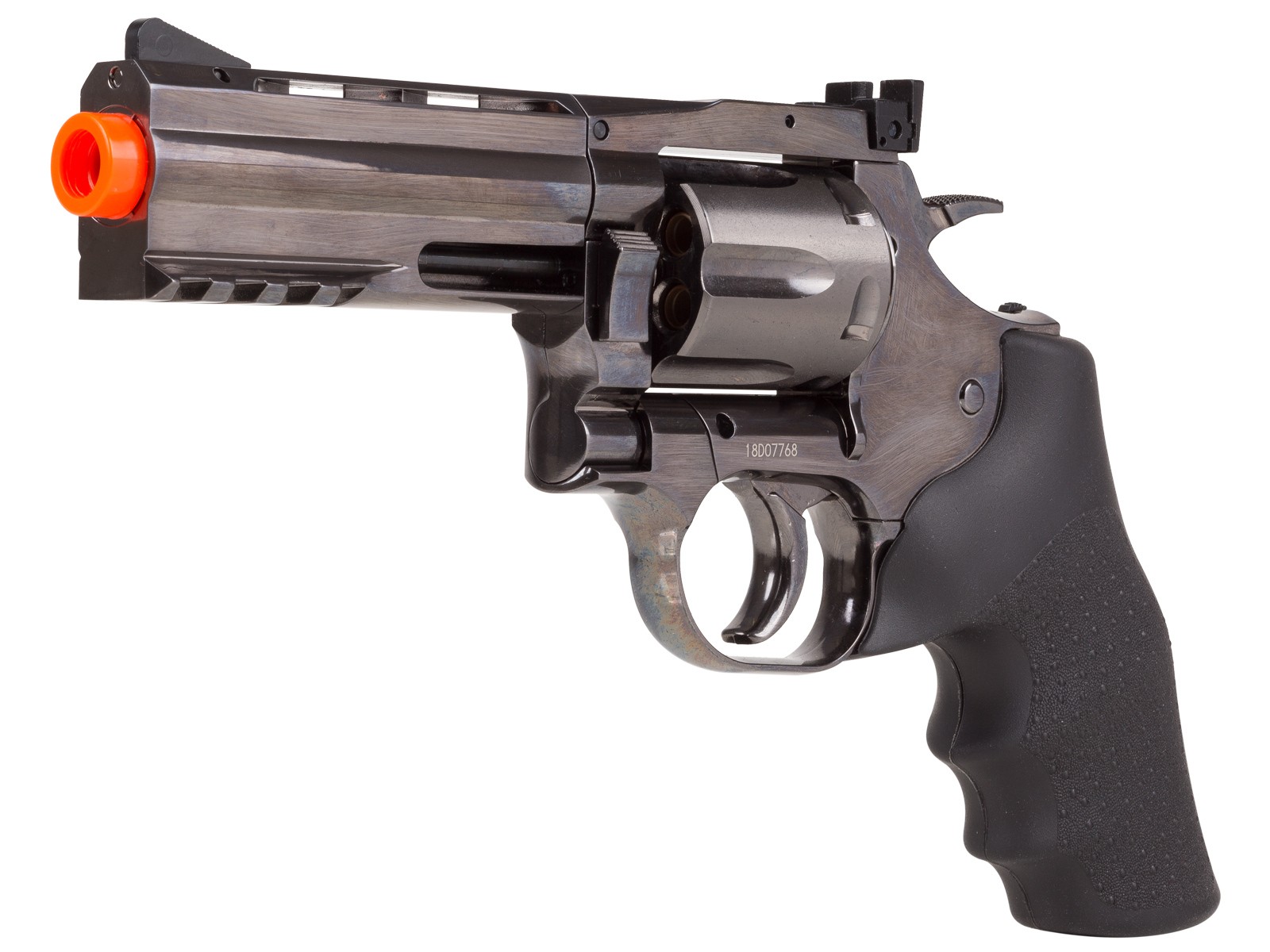 Dan Wesson 715 4" CO2 Airsoft Revolver, Steel Grey