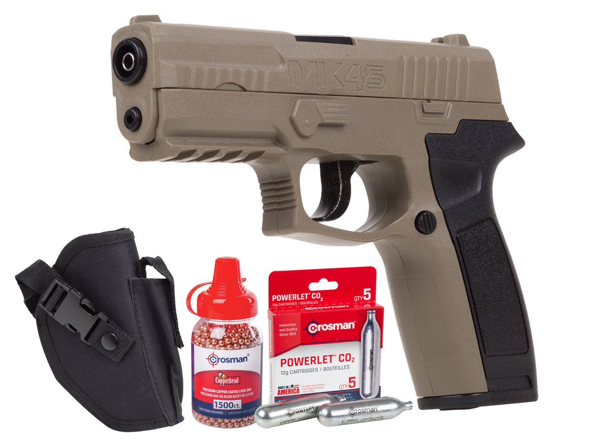 Crosman MK45 CO2 BB Pistol Kit