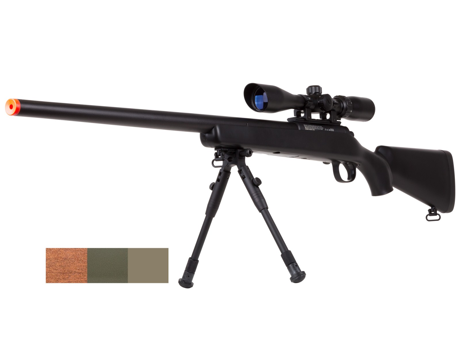 TSD SD700 Airsoft Sniper Rifle with 3-9x40 Scope, Bipod