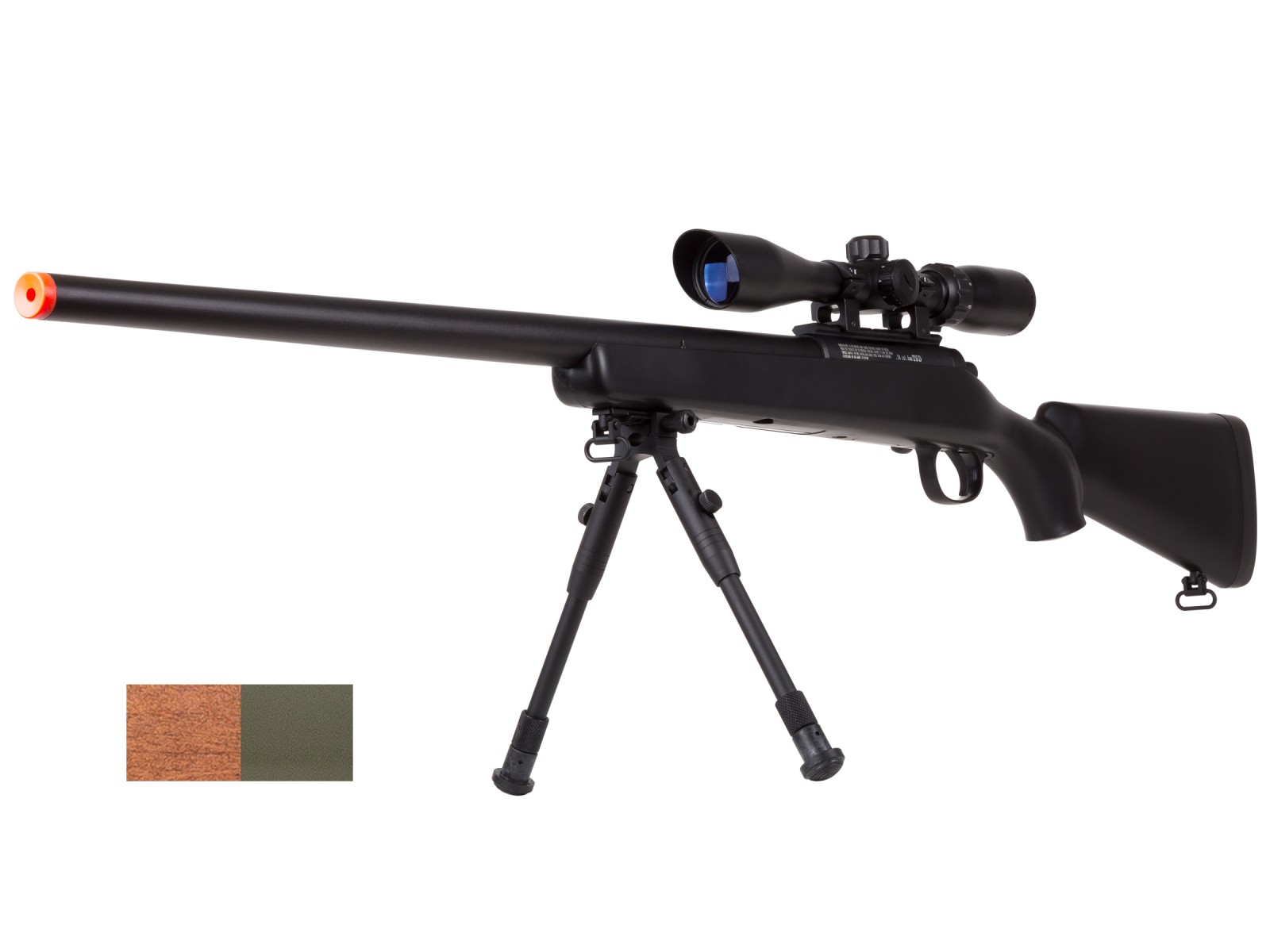 TSD SD700 Airsoft Sniper Rifle with 39x40 Scope, Bipod. Airsoft guns