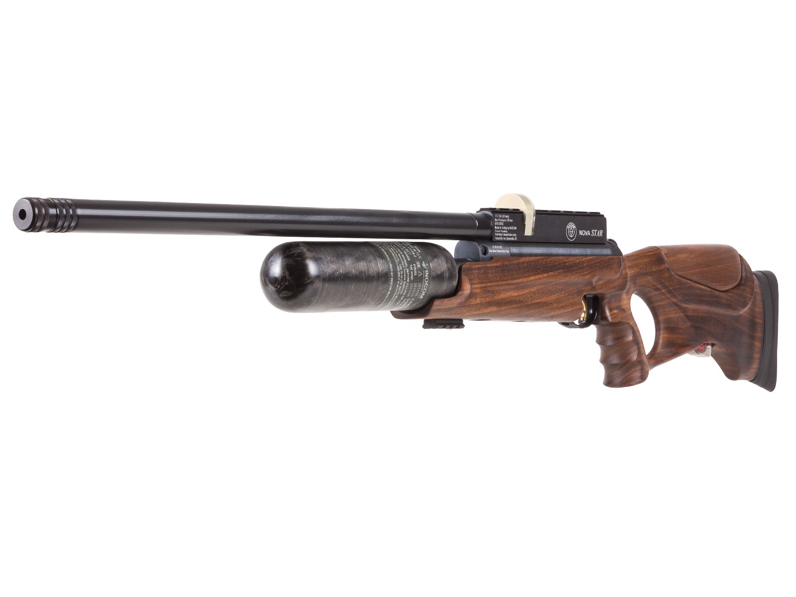 Hatsan's newest addition to the Nova line of PCP air rifle packs plent...