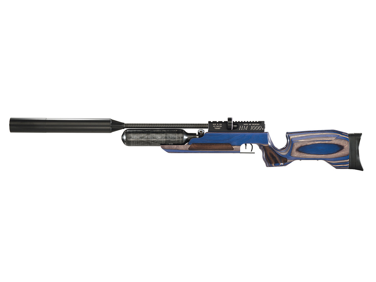 RAW HM1000x LRT Air Rifle, Blue Laminate 0.25