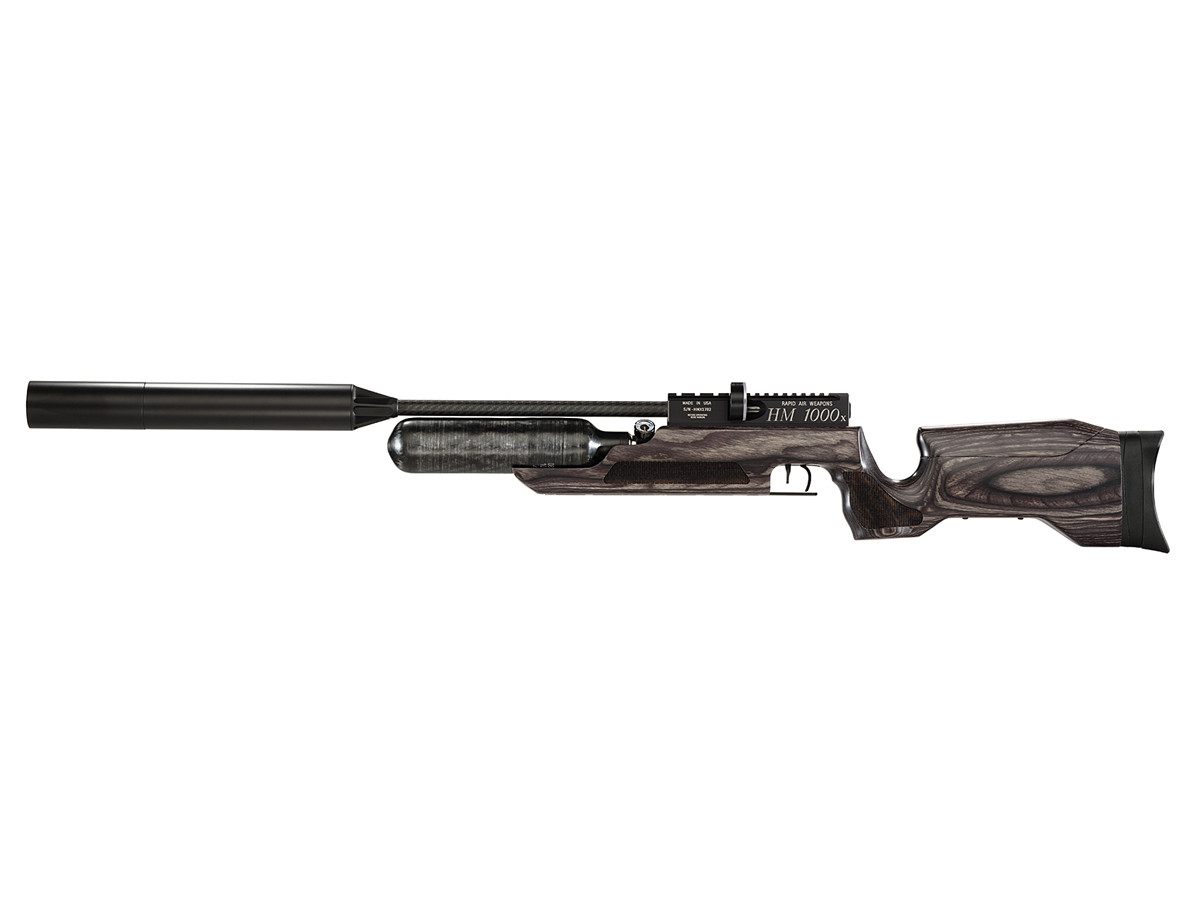 RAW HM1000x LRT Air Rifle, Black Laminate 0.22