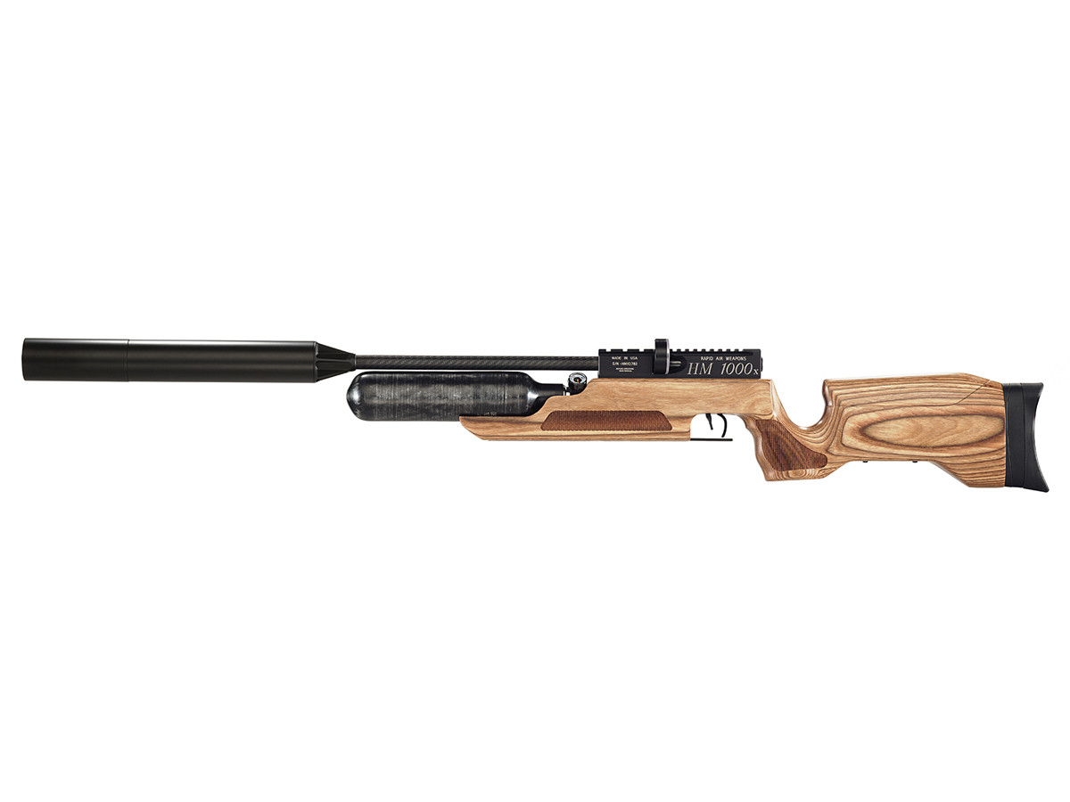 RAW HM1000x LRT PCP Air Rifle, Tan Laminate 0.25