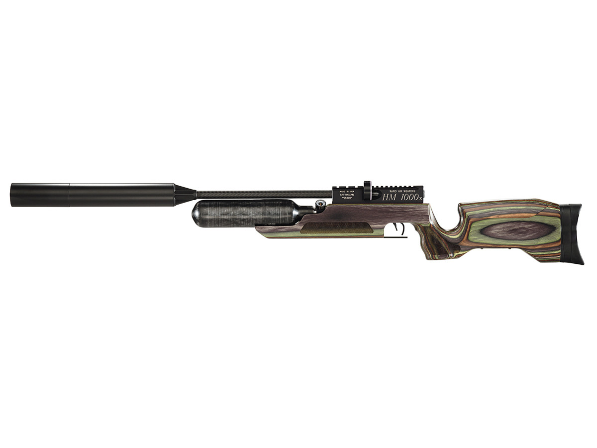 RAW HM1000x LRT Air Rifle, Camo Laminate