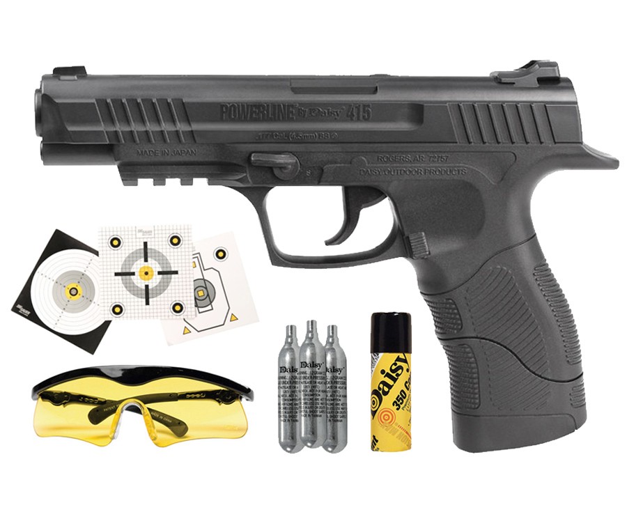 Daisy Powerline 415 CO2 Pistol New Airgunner Kit 