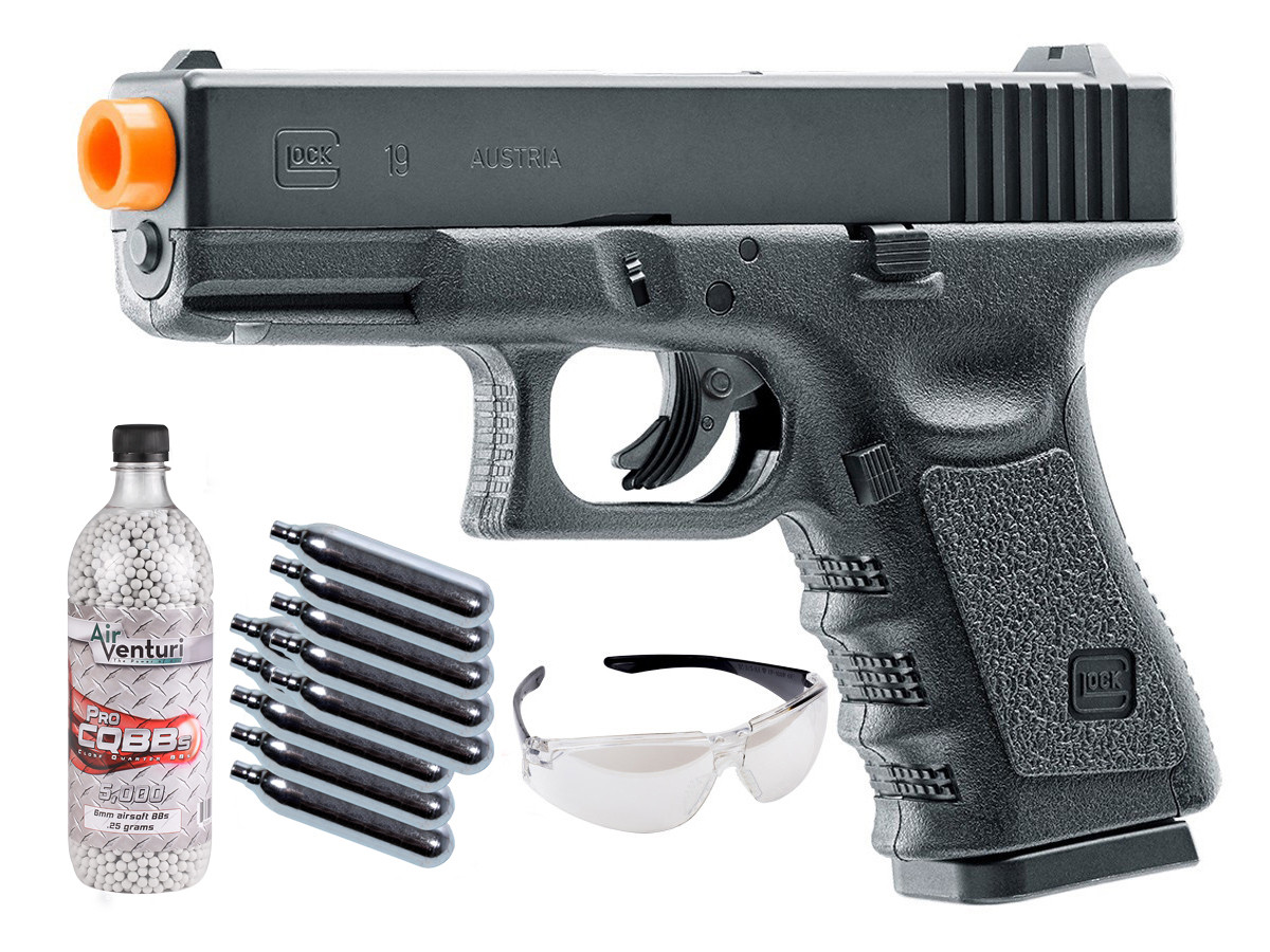 Glock G19 Gen3 CO2 NBB Airsoft Pistol Kit