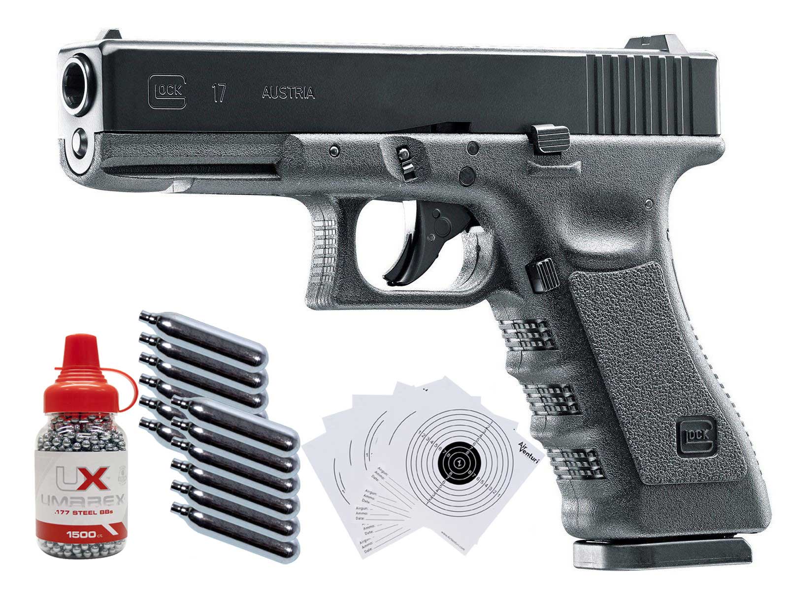 Umarex Glock 17 Gen3 CO2 Blow Back .177 BB Gun Kit 0.177