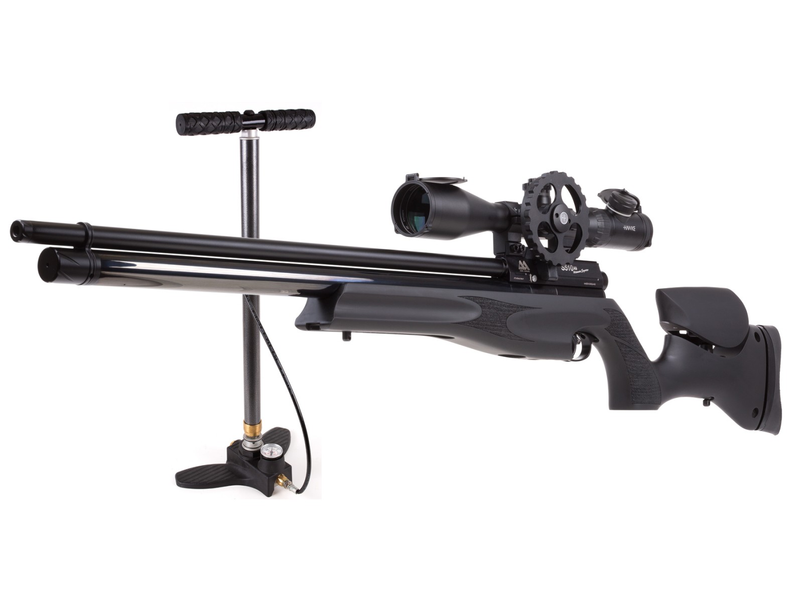 Air Arms S510 XS Ultimate Sporter, Black Soft Touch Pump Kit