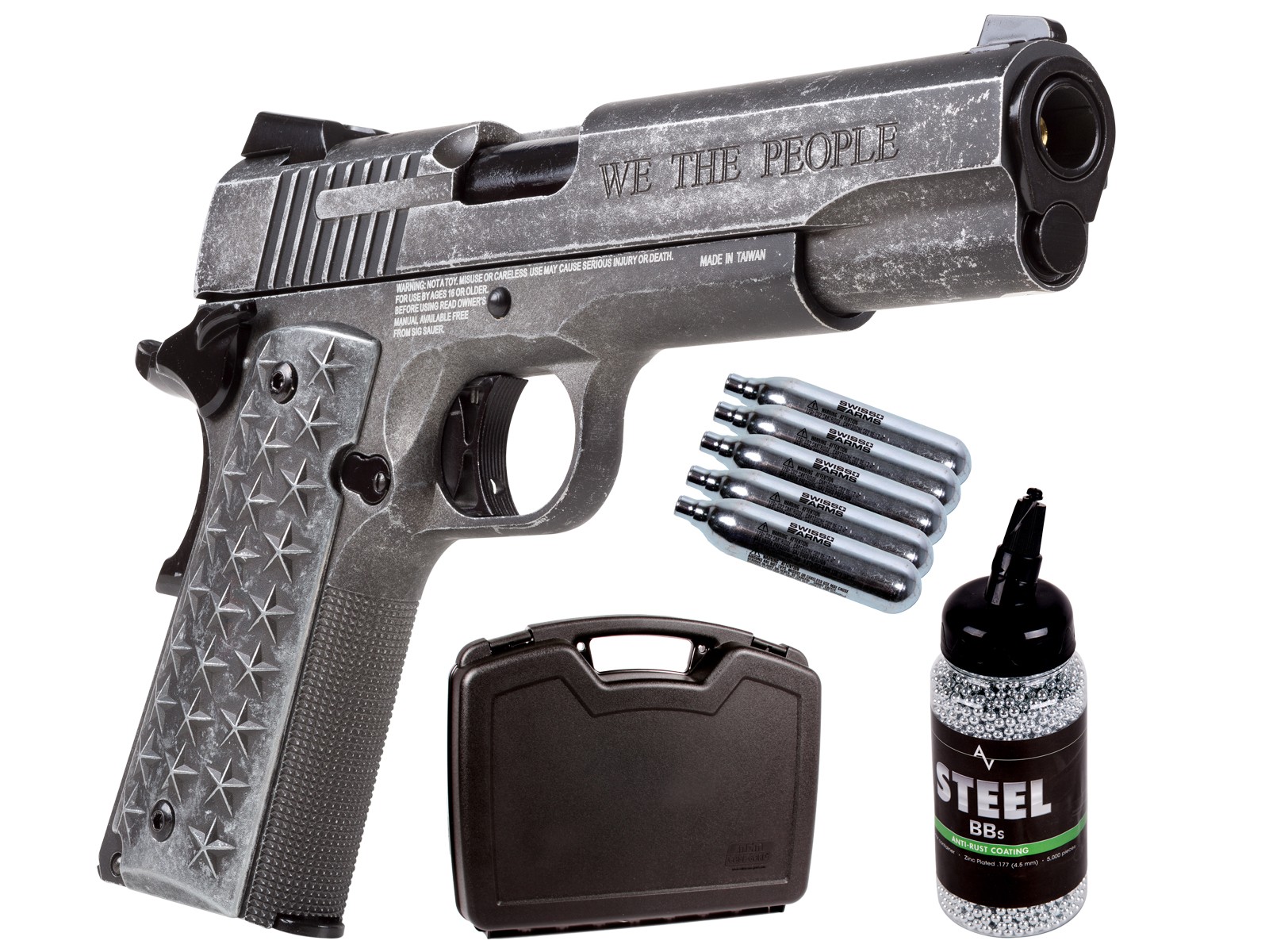 SIG Sauer 1911 We The People CO2 BB Pistol Case Kit