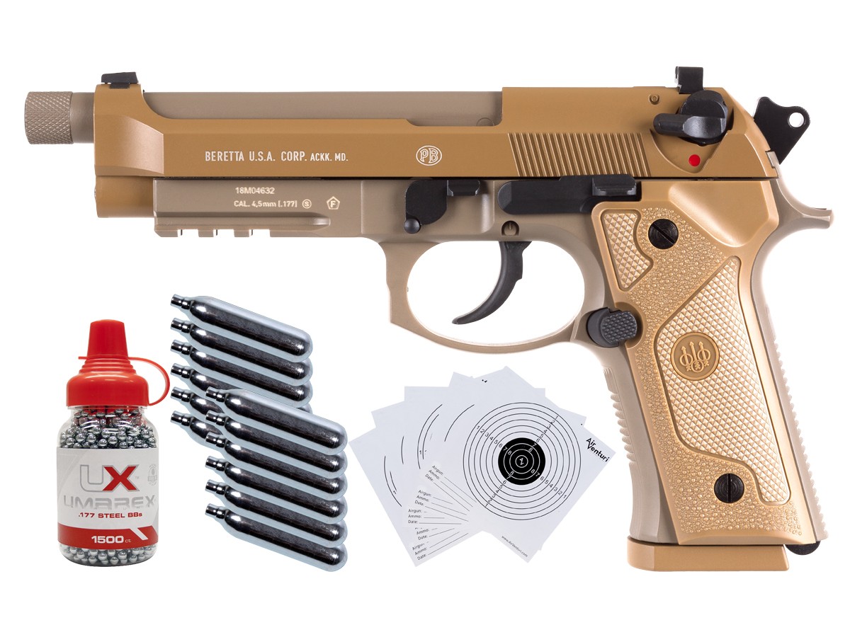 Beretta M9A3 Full Auto .177 CO2 Air Pistol Kit 0.177