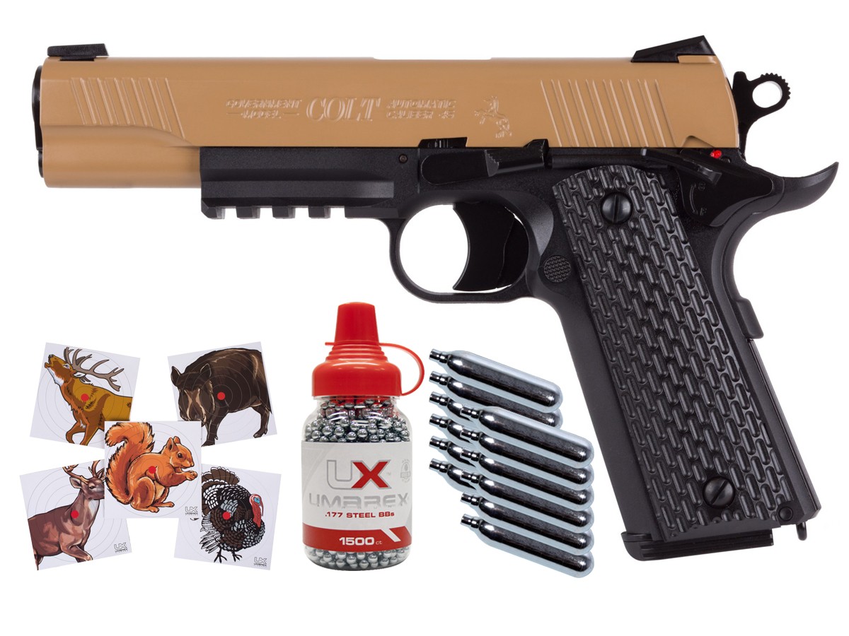 Colt M45 CQBP CO2 Blowback Pistol Kit 0.177