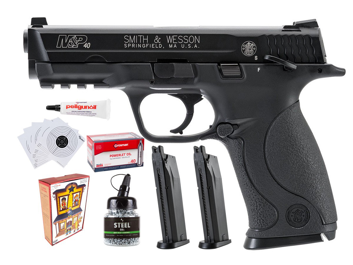 Smith & Wesson M&P 40 BB Pistol Police Training Bundle 0.177