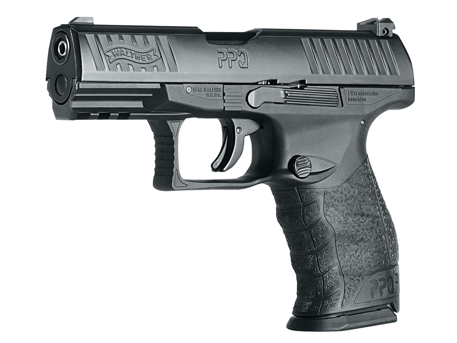 Walther PPQ M2 CO2 Pellet Pistol, Blowback 0.177