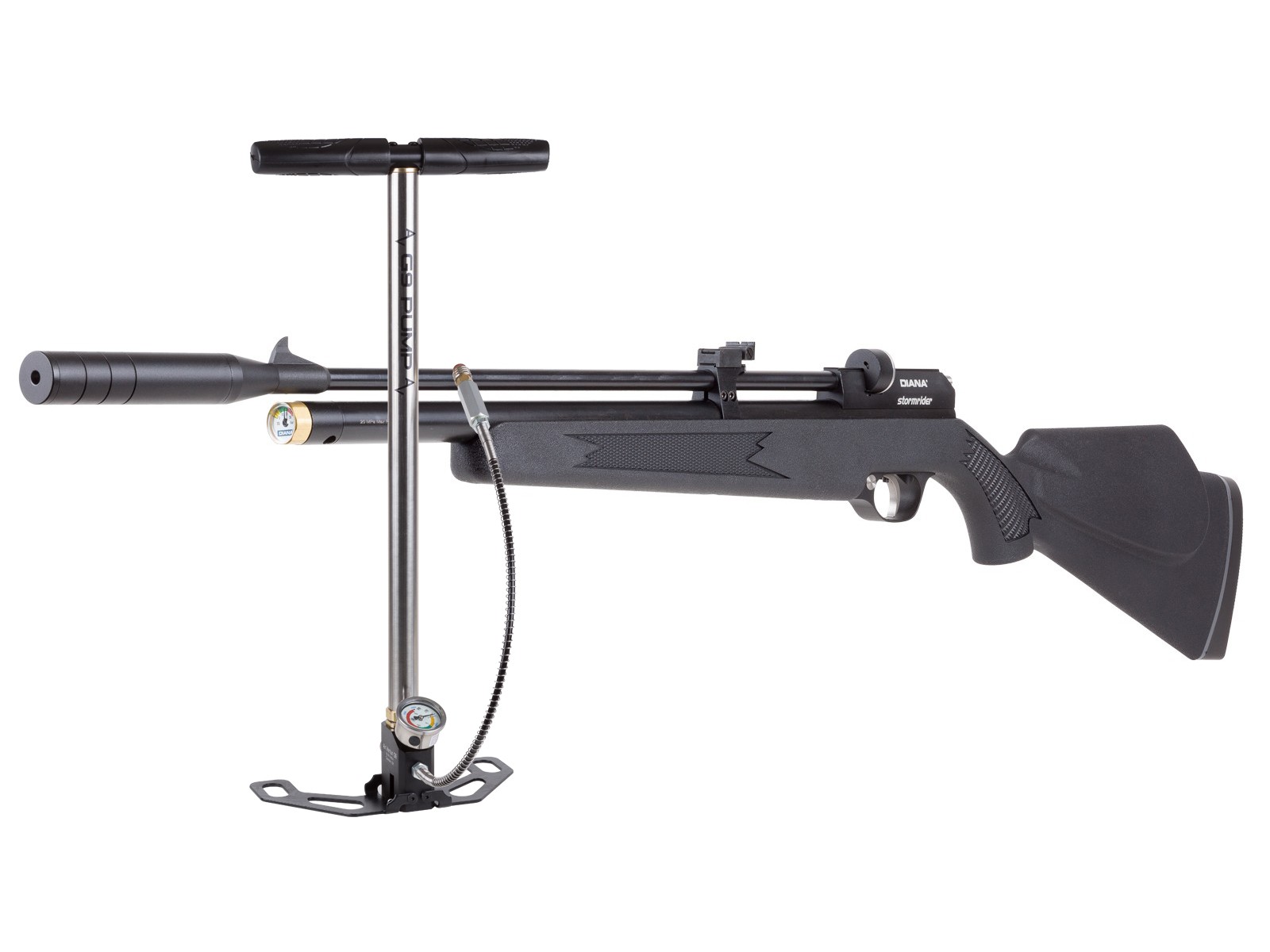 Diana Stormrider Multi-shot PCP Air Rifle, Syn. Pump Kit 0.22