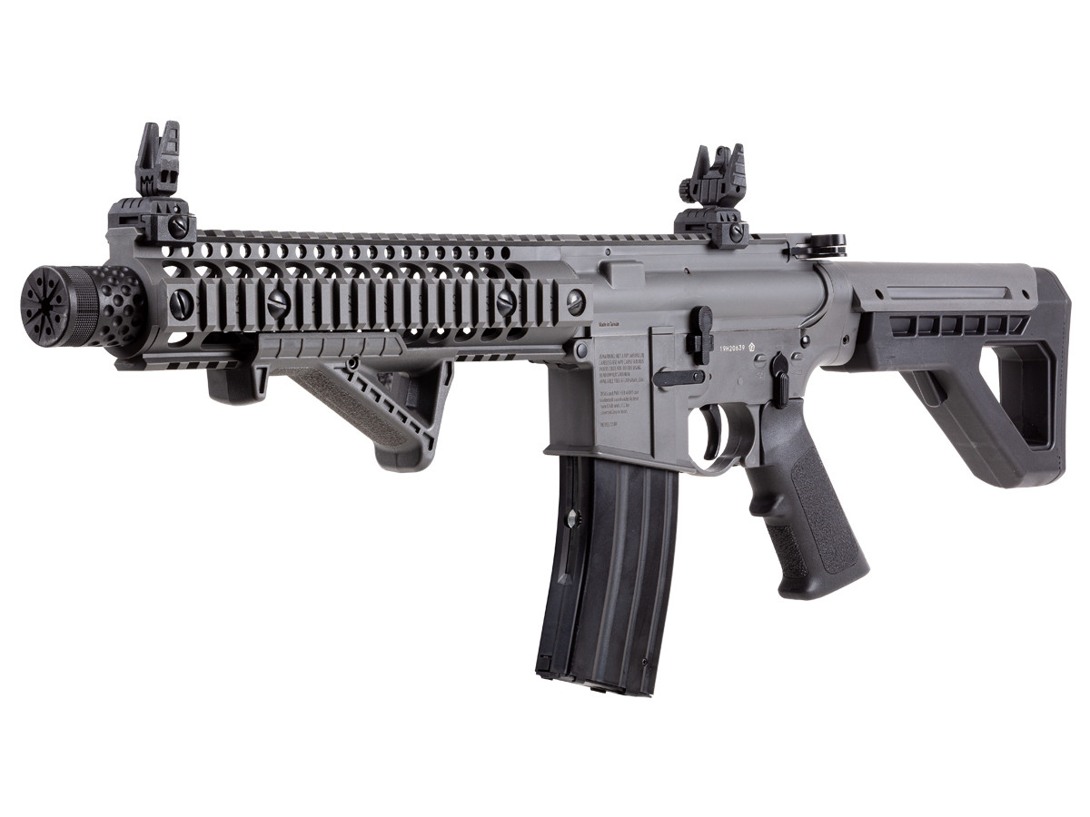 Crosman DPMS SBR Full Auto BB Rifle, Blk/Grey