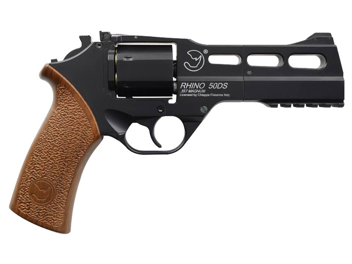 Chiappa Rhino 50DS CO2 .177 BB Revolver, Black 0.177
