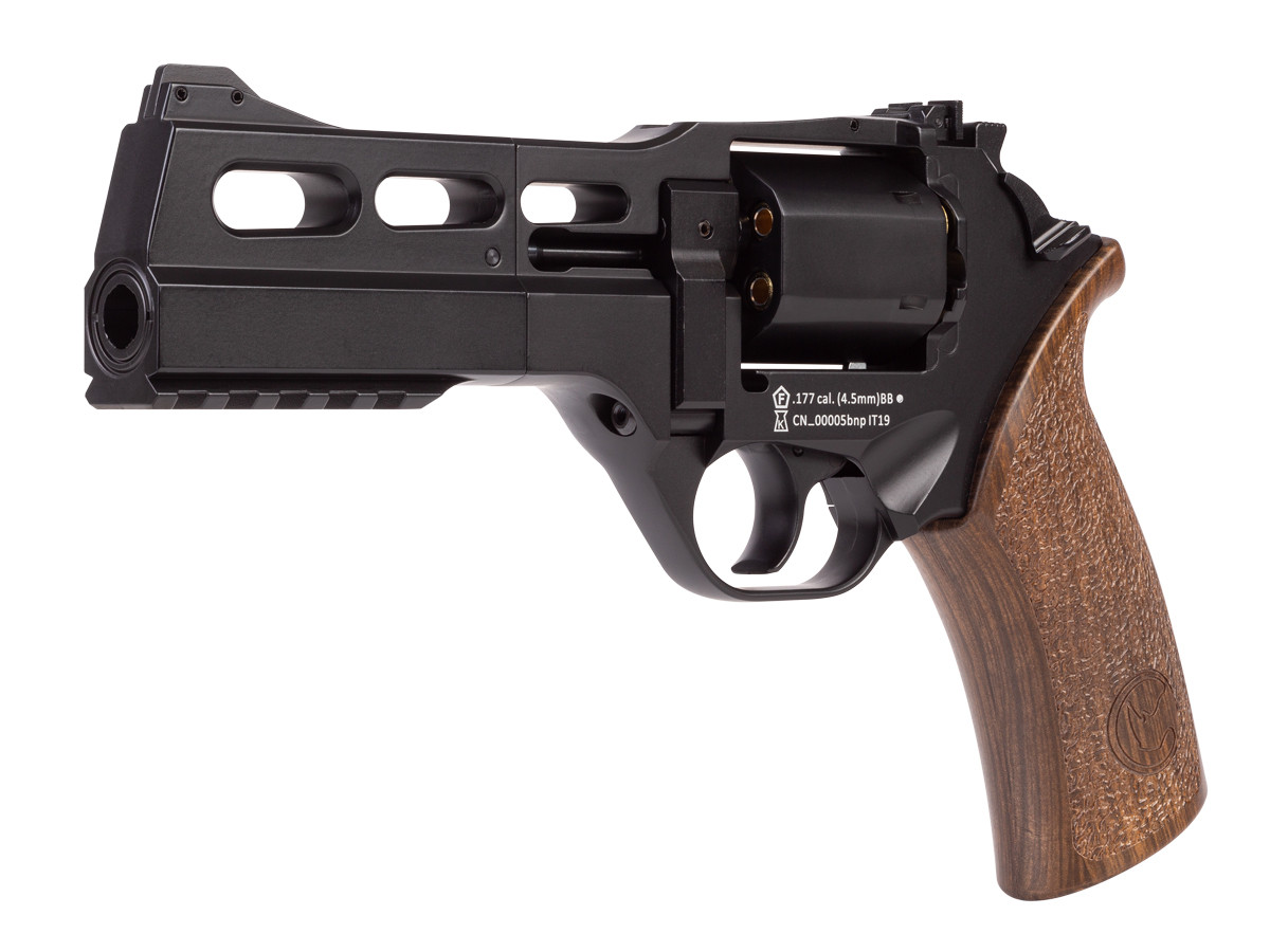 Chiappa Rhino 50DS CO2 .177 BB Revolver, Black 0.177