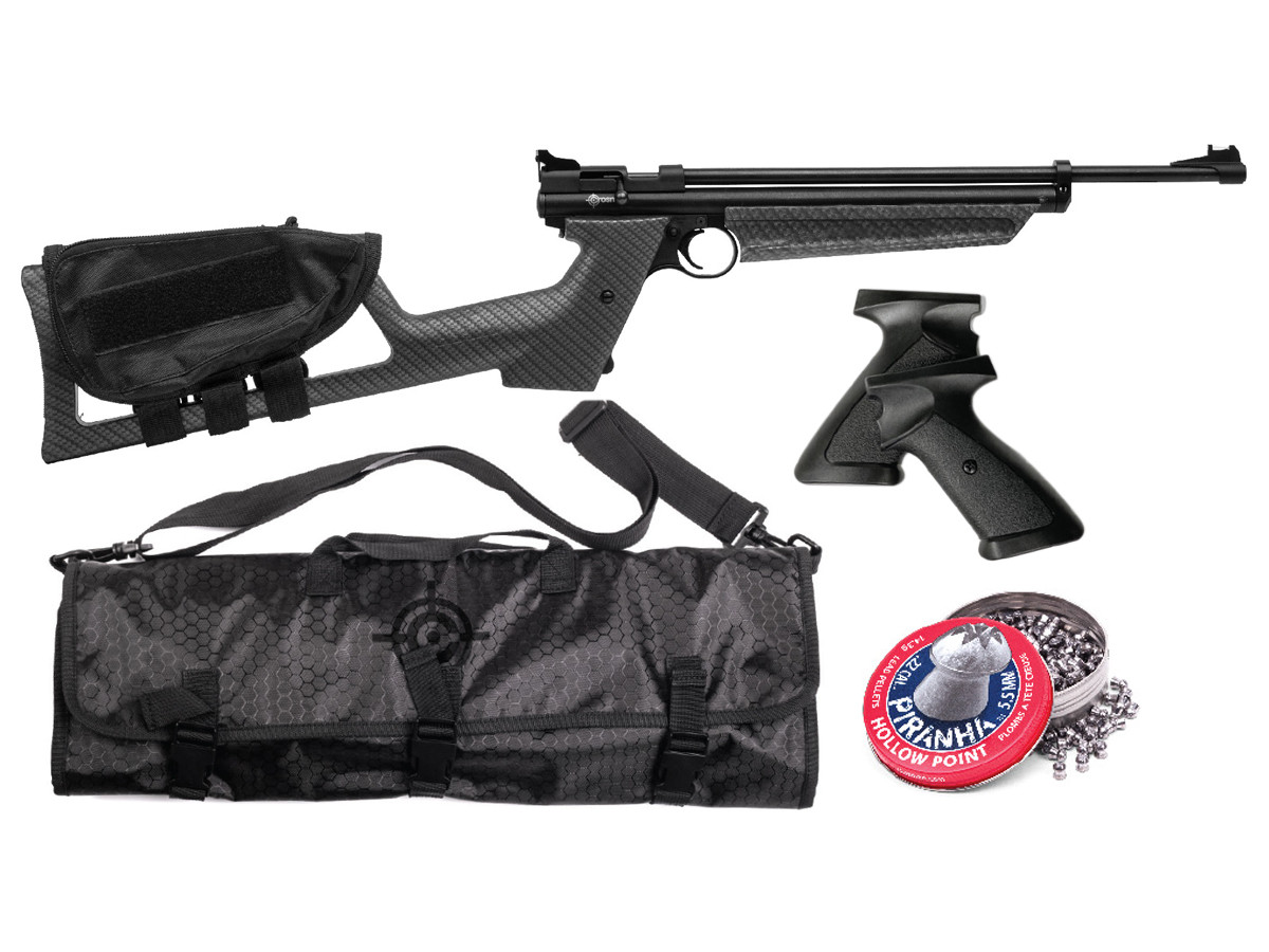 Crosman Drifter Multi-Pump Pellet Pistol/Rifle Kit 0.22