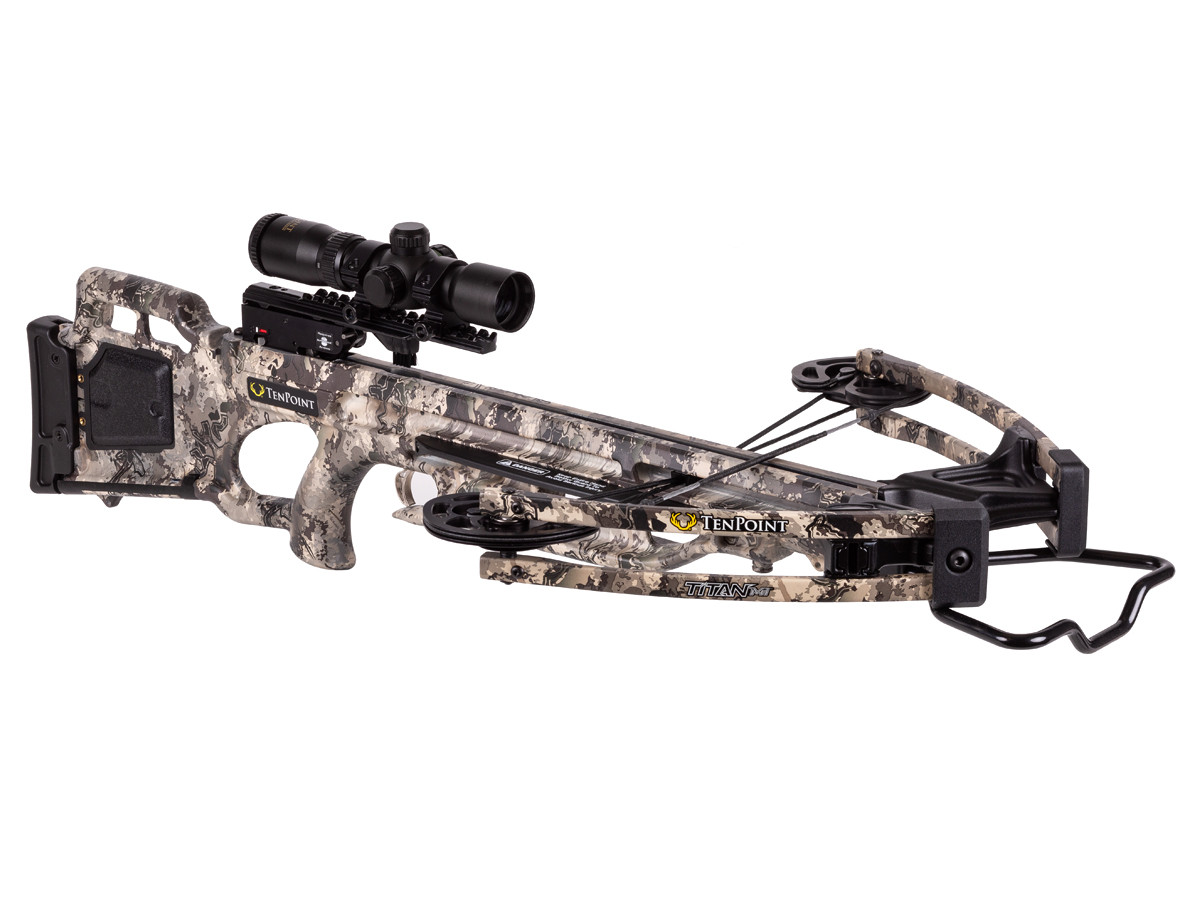 TenPoint Titan M1 370 FPS Crossbow Kit with Arrows and Broadheads 